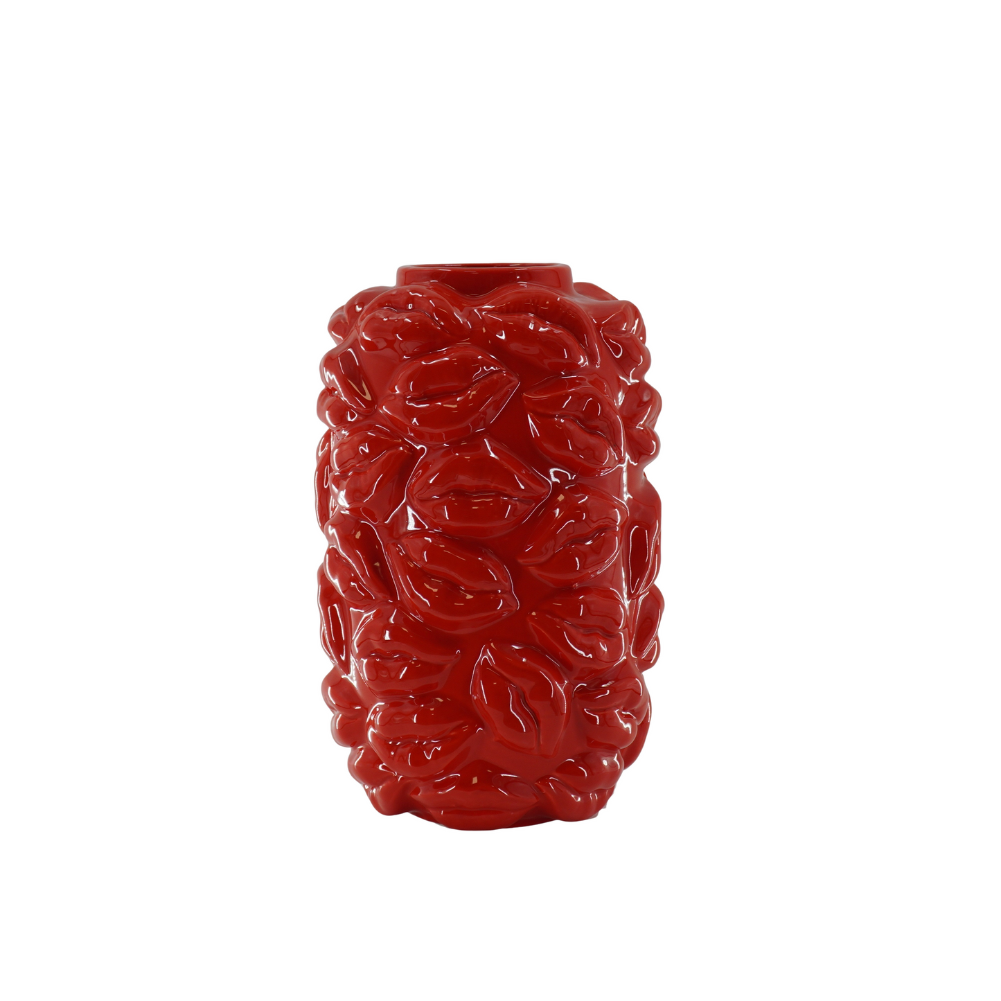 Besitos – Red Ceramic Vase