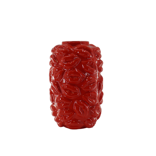 Besitos – Red Ceramic Vase